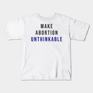 Pro Life Awareness Kids T-Shirt